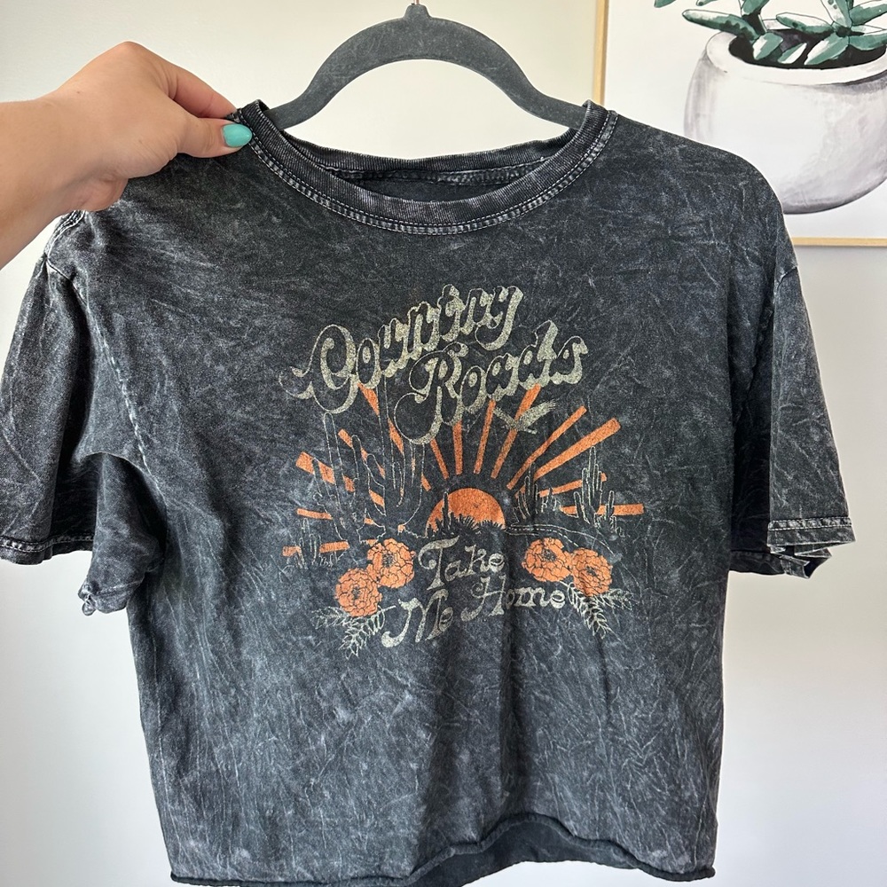 Acid washed country roads crop